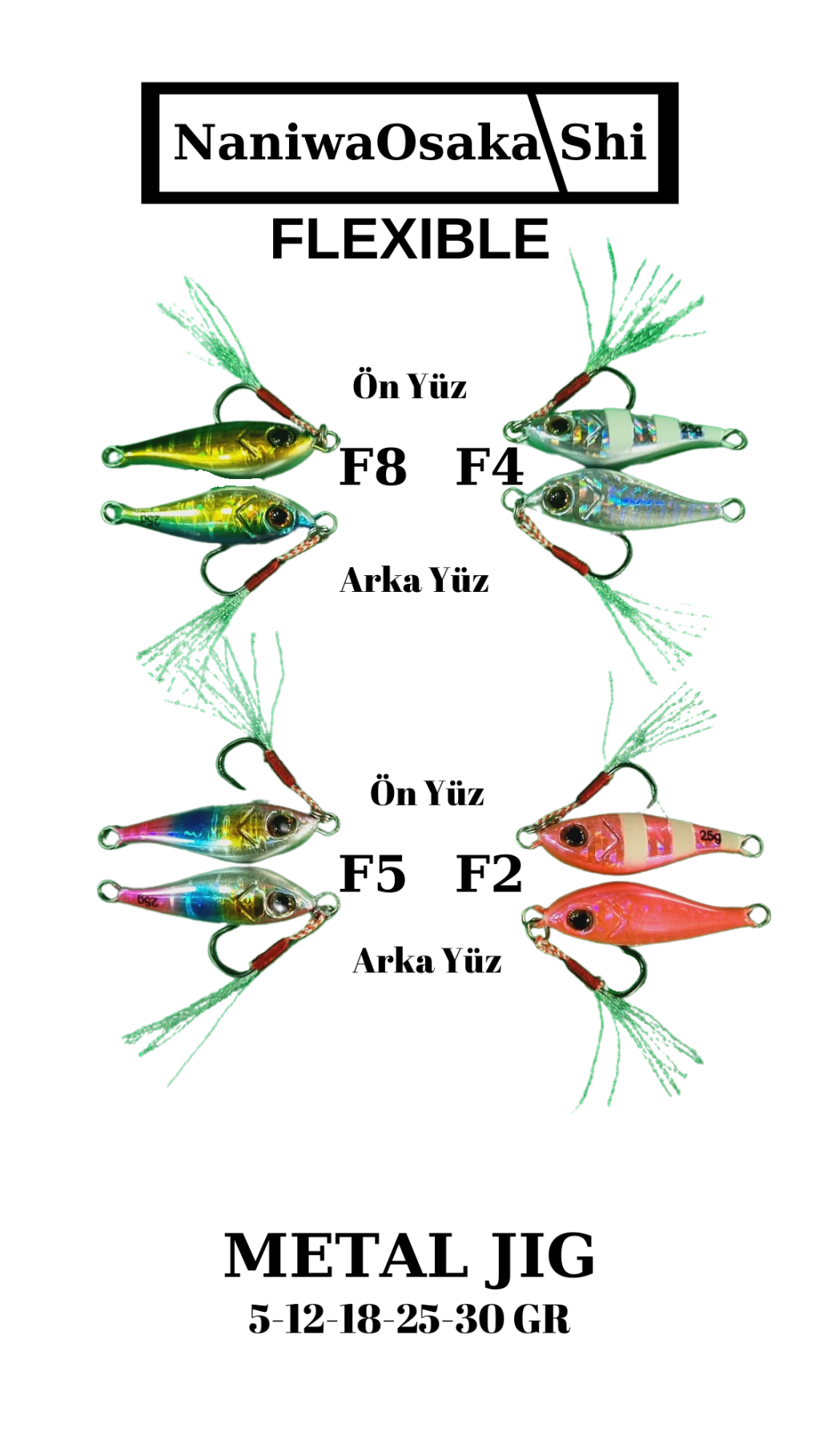 New Osaka Flexible Micro Jig 12 gr (Naniwa Osaka Shi Flexible