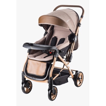 Baby Care 65 Capron Çift Yönlü Bebek Arabası Kahve