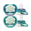 -Avent Ultra Air Gece Emzik 6-18 Ay Erkek