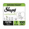Sleepy Natural Bebek Bezi Gross Paket 7 Beden 20-30 Kg 100 Adet