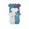 Layette Kız Bebek 5li Kısa Kol Body  Karışık Renkli