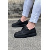 Wagoon WG508 Kömür Cilt Ortopedik Taban Erkek Casual Ayakkabı