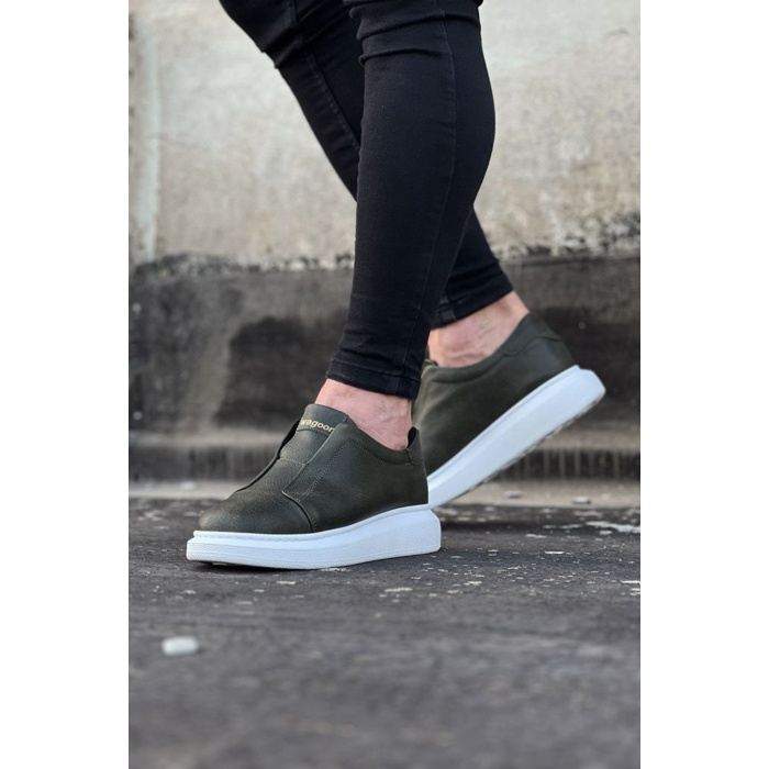 Wagoon WG023 Haki Günlük Casual Erkek Ayakkabı