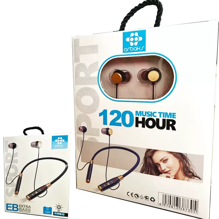 120 Saat Müzik Dinleme Süreli Bluetooh Kulaklık Arbaks