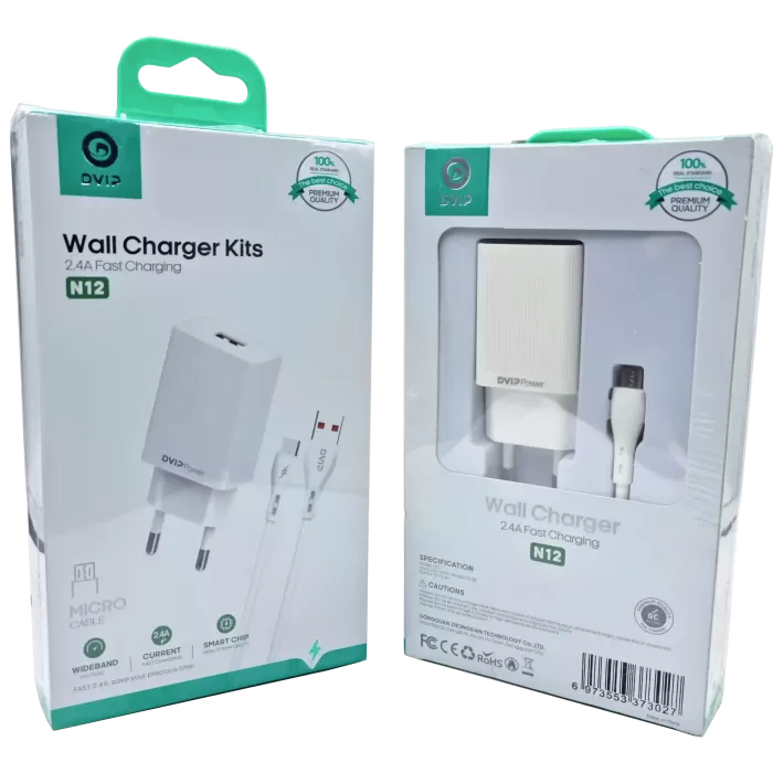 2.4A Micro Usb Şarj Aleti DVIP N12