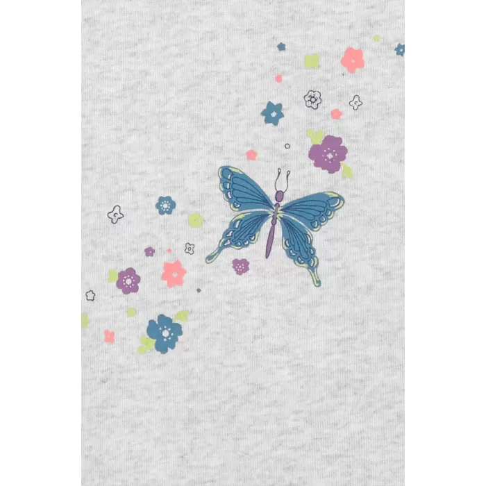 Layette Kız Bebek 5li Kısa Kol Body  Karışık Renkli