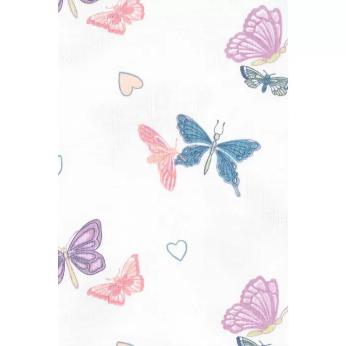 Layette Kız Bebek 5li Kısa Kol Body  Karışık Renkli
