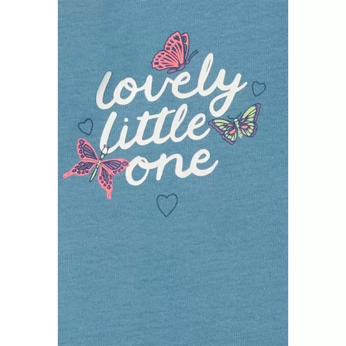 Layette Kız Bebek 5li Kısa Kol Body  Karışık Renkli