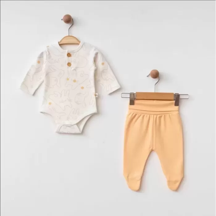 Baby 2li Zıbın Takım 0099 Somon