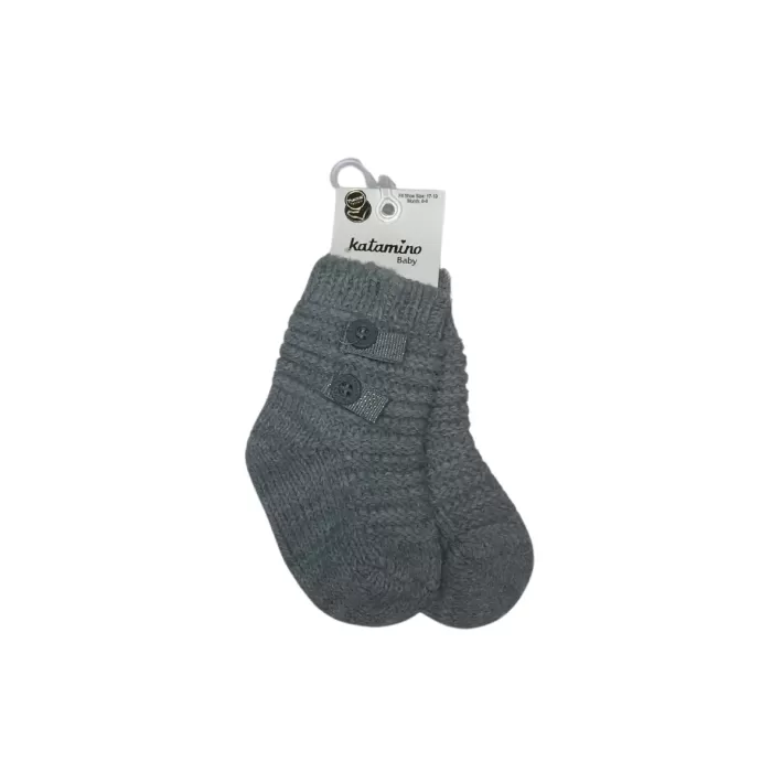 Katamino Büke Aks Kız Bebek Soket Çorap K45091 Asorti