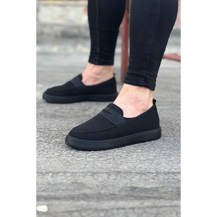 Wagoon WG061 Kömür Triko Babet Erkek Casual Ayakkabı