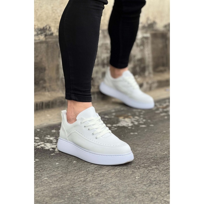 Wagoon WG162 Beyaz Ortopedik Taban Erkek Casual Ayakkabı