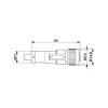 PHO-1446333 SENSÖR KABLOSU M12 4-PİN 0-DER 10-MT PVC FEMALE A-CODE