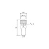 7000-12221-6141000 SENSÖR KABLOSU M12 4-PIN 0-DER 10-MT PVC FEMALE