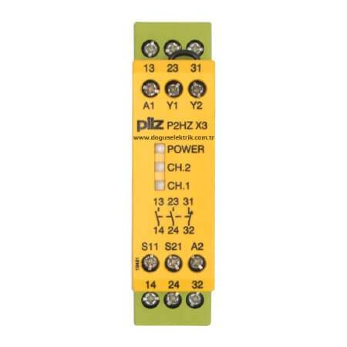 PILZ 774350 P2HZ X3 24VDC 2NO,1NC