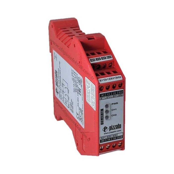 PIZ CS AR-08V024 GÜVENLİK RÖLESİ KAPI,ACİL STOP, IŞIK BARİYERİ SIL3 2NO