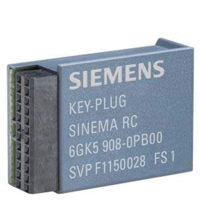 6GK5908-0PB00 KEY-PLUG SINEMA RC, REMOVABLE DATA STORAGE MEDİUM FOR ENABLİNG OF THE CONNECTİON TO SINEMA REMOTE CONNECT FOR S615 AND SCALANCE