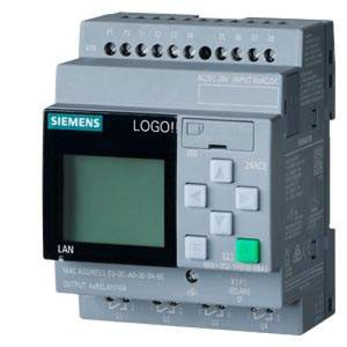 6ED1052-1HB08-0BA1 LOGO! 24VAC/DC 24V/RELAY 8DI/4DQ