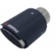EGZOZ UCU AKRAPOVİC 90MM TEK ÇIKIŞ ( SİYAH/KROM)