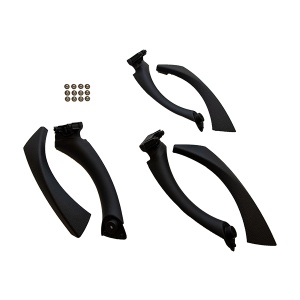 E90 KAPI TUTAMAK SETİ ÖN & ARKA - SİYAH