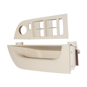 E90 KAPI TUTAMAĞI ÖN SOL CAM DÜĞME ÇERÇEVELİ - BEJ