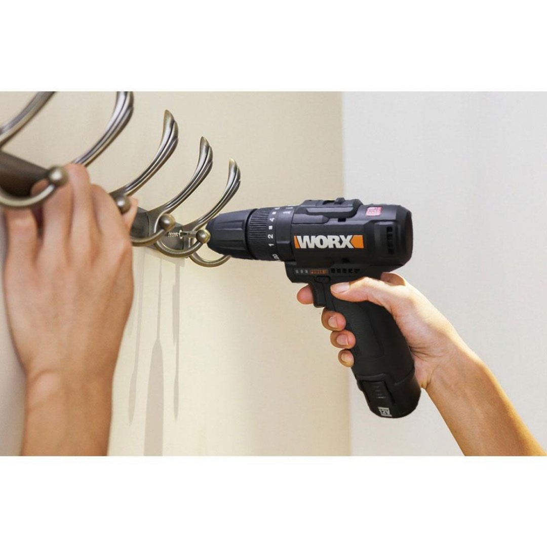 WORX WX121 12Volt/2.0Ah Li-ion Çift Akülü Kömürsüz Profesyonel Şarjlı ...