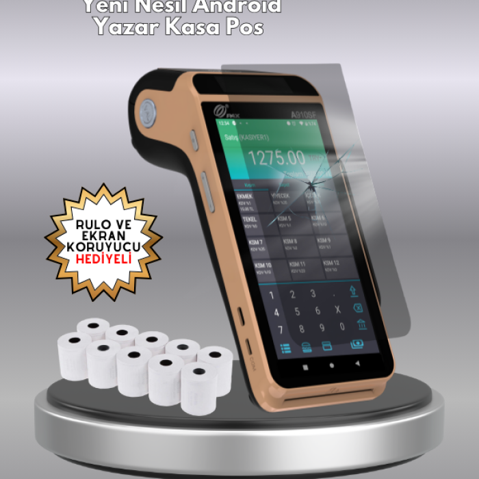 PAX A910SF ( RULO VE EKRAN KORUYUCU HEDİYELİ) Android Yazarkasa Pos