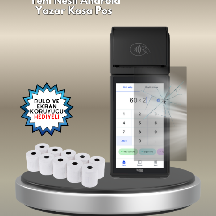 Beko X30 TR ( RULO VE EKRAN KORUYUCU HEDİYELİ) Yazarkasa POS