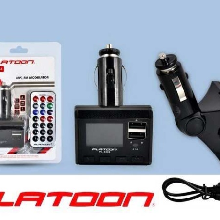 PLATOON PL-9246 1.8 TFT 2 USB FM TRANSMITTER SD/USB
