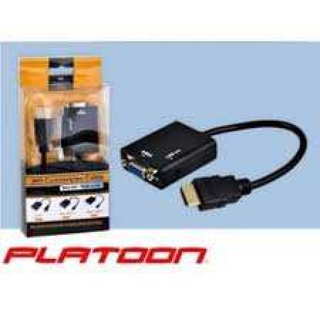 Platoon PL-7235 HDMI - VGA Adaptör + Ses Kablosu