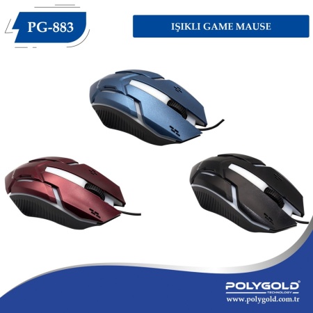 Polygold PG-883 Işıklı Oyuncu Mouse