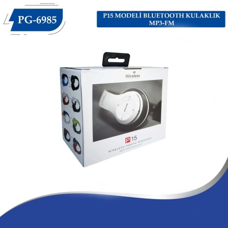 PG-6985 P15 MODELİ BLUETOOTH KULAKLIK MP3-FM