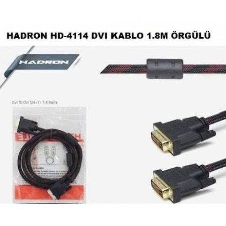 HADRON HD-4114 DVI-DVI 24+1 KABLO 1.8M