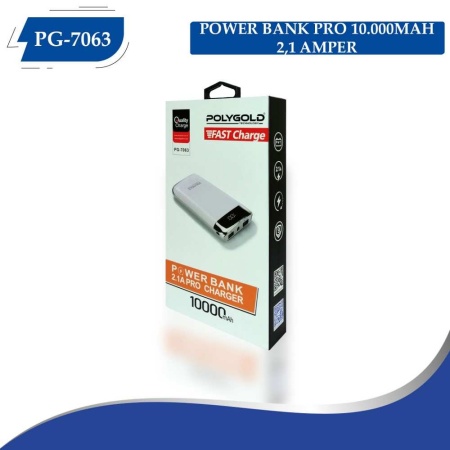 PG-7063 PRO POWER BANK 10000MAH (2,1 QUALTY ŞARZ)