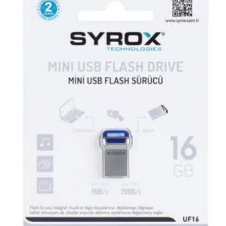 Syrox 16 GB Mini Fit Metal USB Bellek