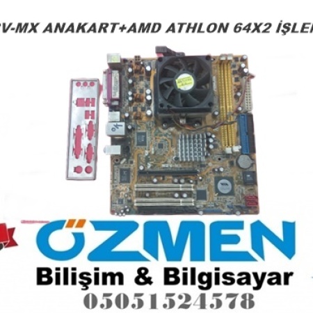 ASUS M2V-MX ANAKART+AMD ATHLON 64X2 İŞLEMCİ+FAN