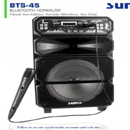 Sunix BTS-45 Bluetooth Hoparlör