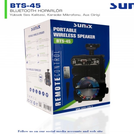 Sunix BTS-45 Bluetooth Hoparlör
