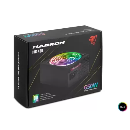 HADRON HD420 POWER SUPPLY 650W 80 PLUS STANDART