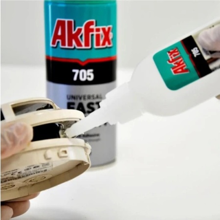 AKFIX 705 Profesyonel Çok Amaçlı Hızlı Yapıştırıcı 400ML+100GR
