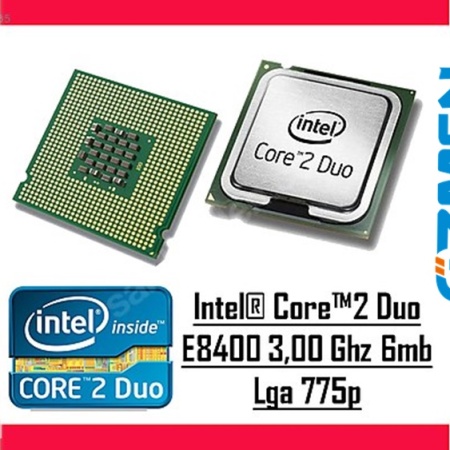 Intel Core 2 Duo E8400 3.0 GHz LGA775 6 MB Cache 65 W İşlemci