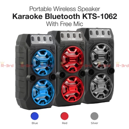 KTS-1062 MODELİ BLUETOOTH SPEAKER SD-USB-FM
