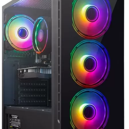 DangerZone 192-7 Powersiz Kumandalı 4x RGB Fan USB 3.0 ATX Gaming Bilgisayar Kasası