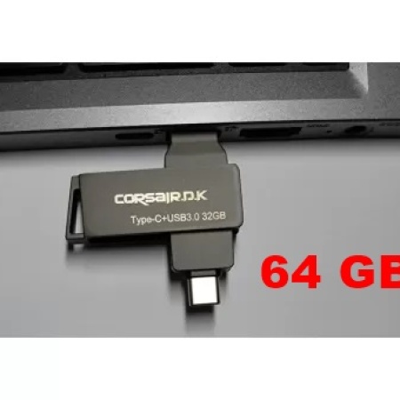 Corsair Type-c 64 GB 3.0 Flash Bellek