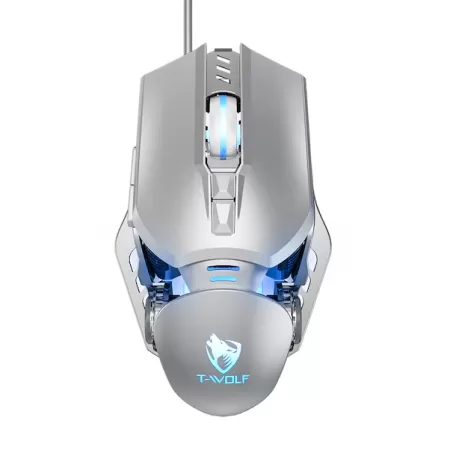 T-Wolf G530 Kablolu Oyuncu Mouse 7 Düğmeli 1200-6400 Ayarlanabilir Dpı