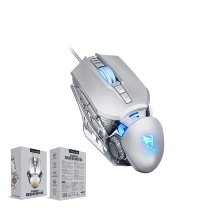 T-Wolf G530 Kablolu Oyuncu Mouse 7 Düğmeli 1200-6400 Ayarlanabilir Dpı