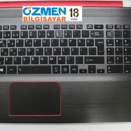 Toshıba Qosmıo X70-B -117 Orijinal Üst Kasa Klavye Touchpad