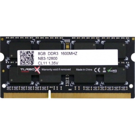 Turbox 8GB DDR3 1600MHz CL11 Laptop Notebook Ram