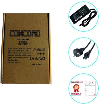 Concord C-1511  Standart Laptop Adaptör 19V 4.74A 5.5*2.5