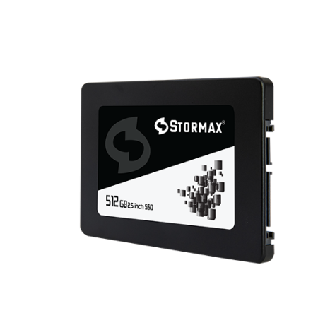 STORMAX BLACK 512 GB 2.5 SATA3 SSD 550/530 (SMX-SSD30BLCK/512G)